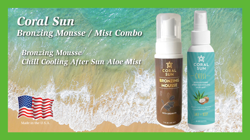 CORAL SUN, MOUSSE AND CHILL SET