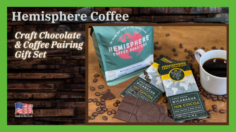 Hemisphere Coffee Craft Chocolate & Coffee pairing gift set