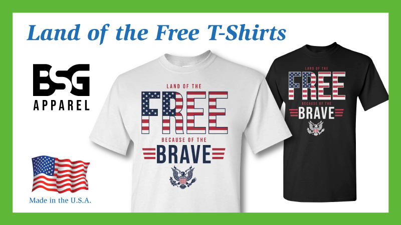 Land of the Free Made in America T-Shirt