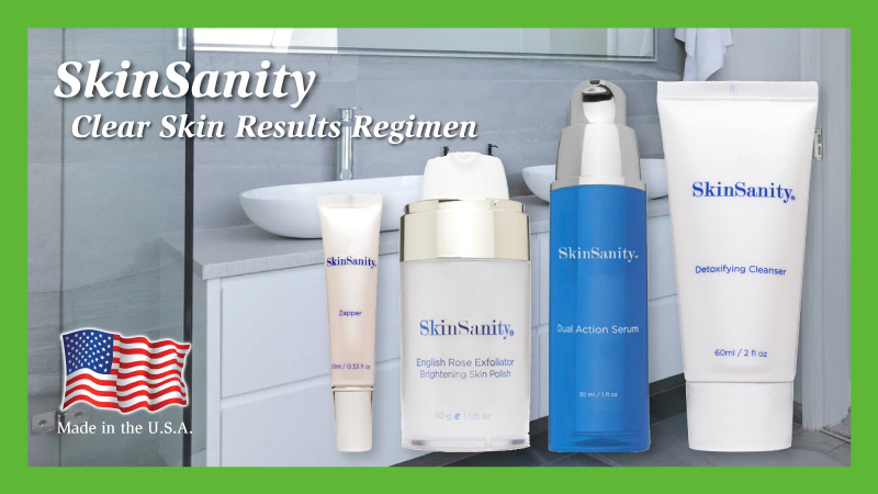 SkinSanity Clear Skin Results Regimen